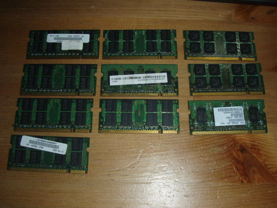 Kit 2 Gb laptop (2x1 Gb) DDR2 5300 667 MHZ Samsung, Hynix, HYS