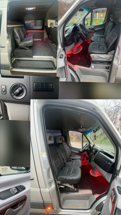 Volkswagen Crafter 2011 6locuri XXL Extra Lung L4 2.5TDI 163CP Euro5