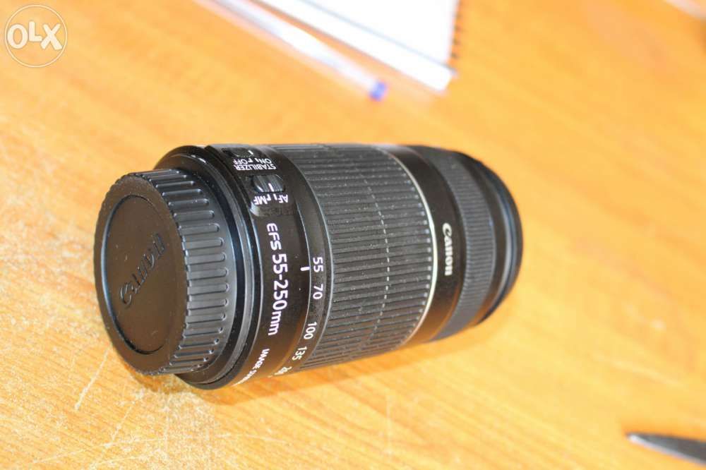 Объектив Canon EF-S 55-250mm f/4-5.6 IS II, состояние: новое