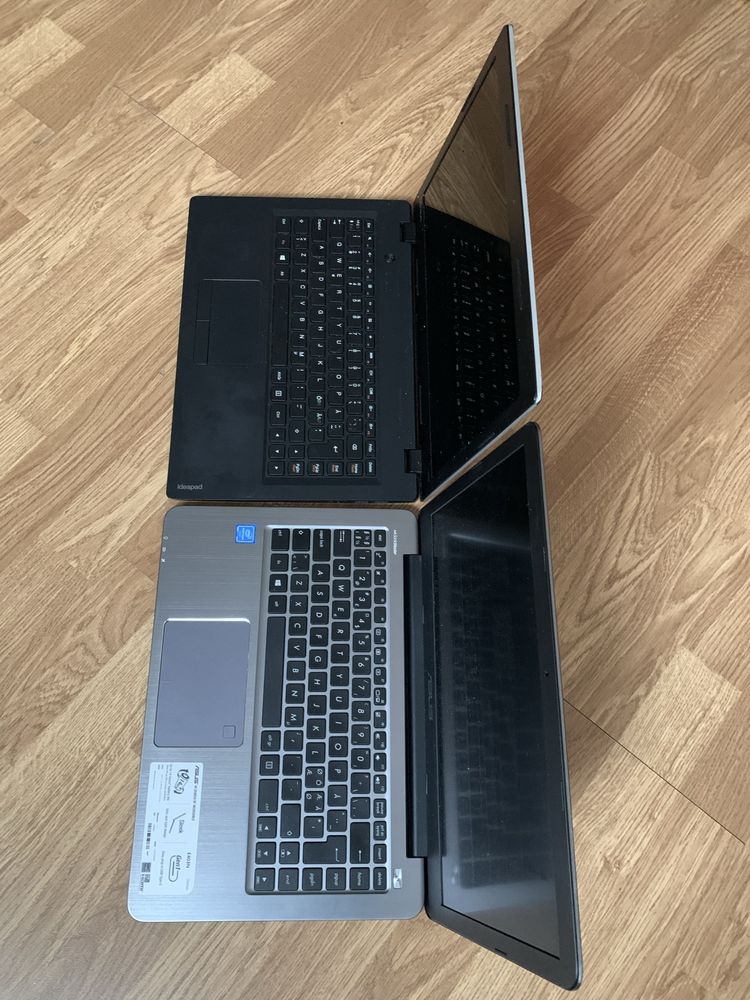 Laptop Asus si Lenovo Slim defecte vin fara incarcator pret pe bucata