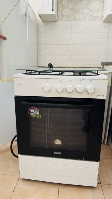 Белая Газовая плита