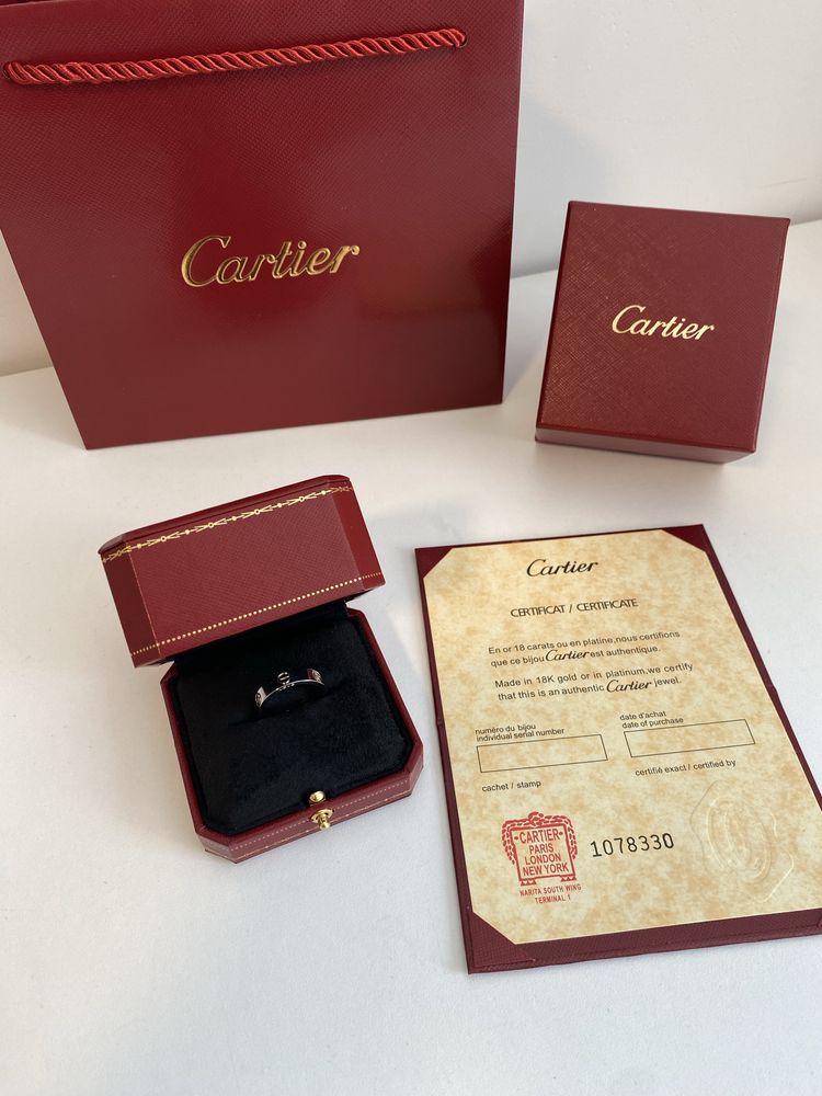 Inel Cartier Love White Gold 18K