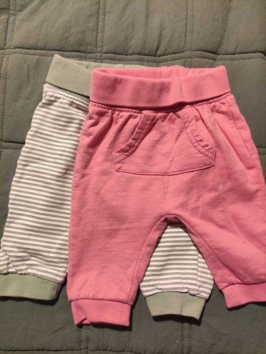 Комплект 2 броя Панталонки и блузки за бебе 0 3 месеца 62см