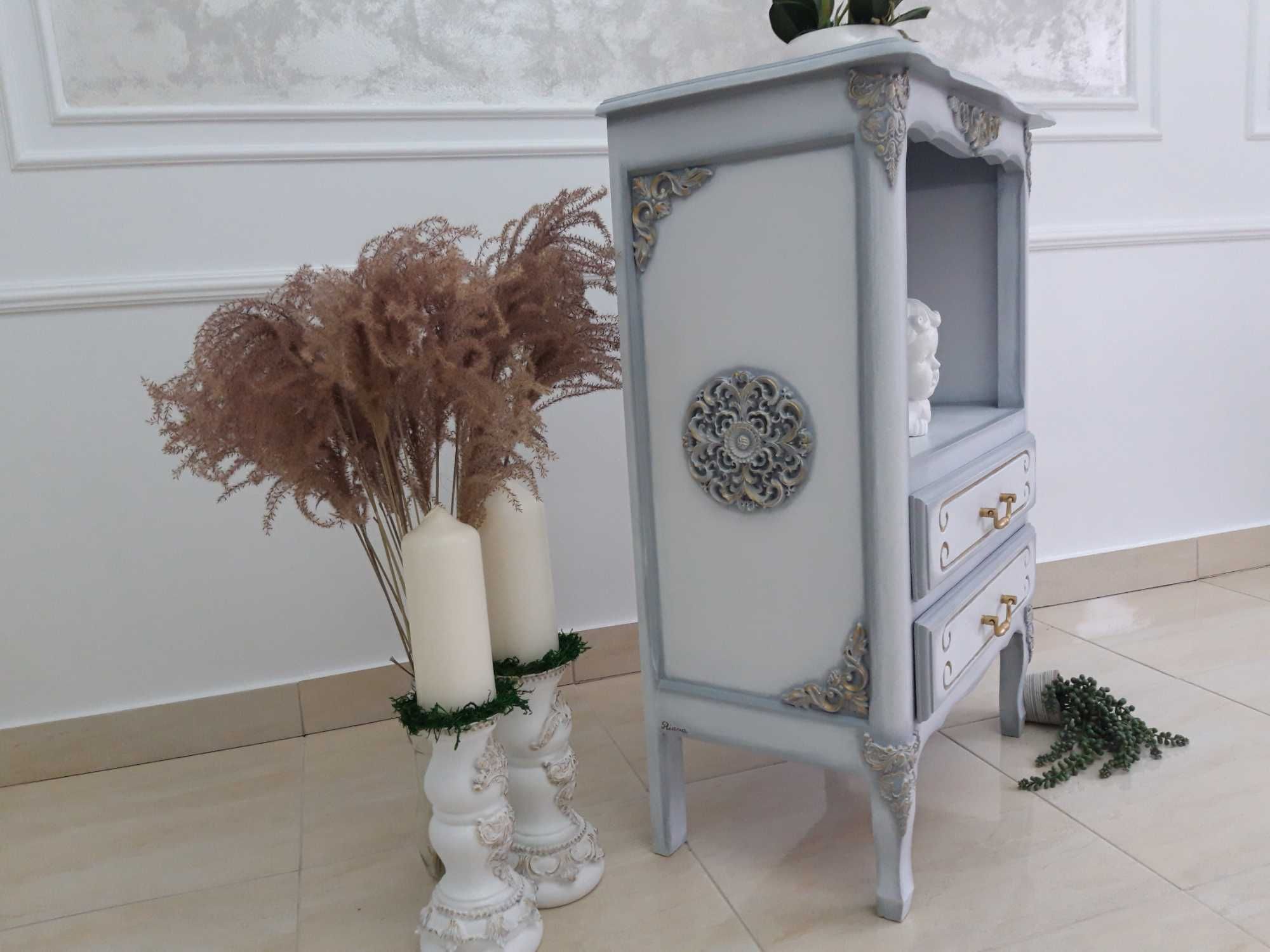 Panou stand cu oglinda,mobilier hol,vintage,lemn masiv,baroque