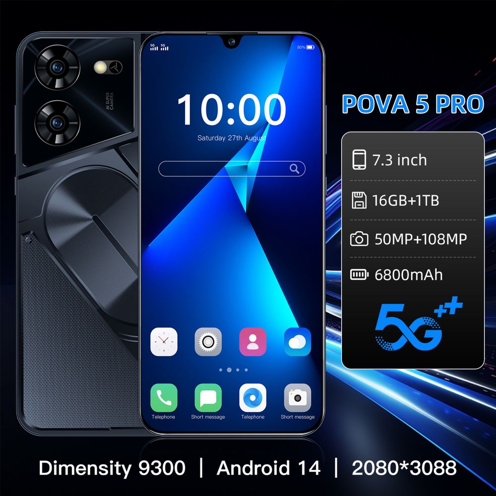 Smartfon Pova 5 bujetniy smartfon 2/32