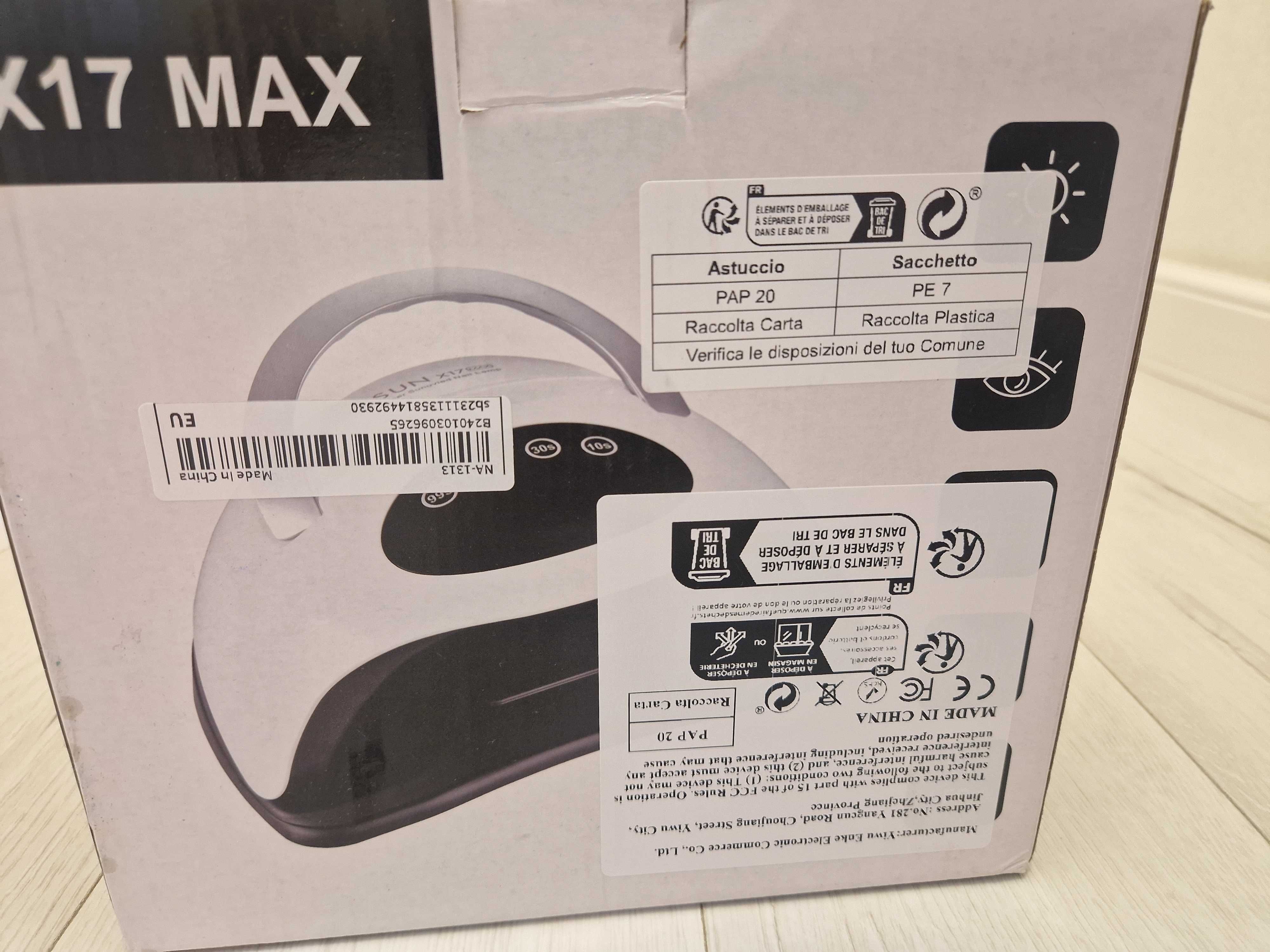 Nail Lamp Professional X17 MAX