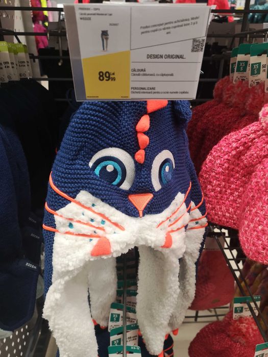 Caciula copii noua, cu eticheta