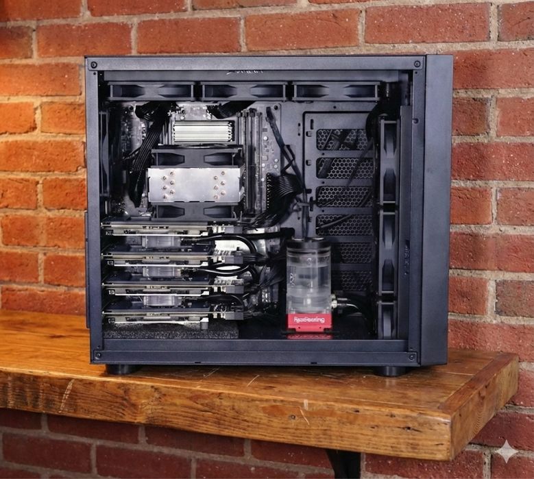 Server AI GPU 4× NVIDIA V100 32GB - 128GB VRAM NVLink Deep Learning