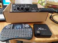 Amplificator Stereo AK-380 la pachet cu mini PC X-96 impecabile