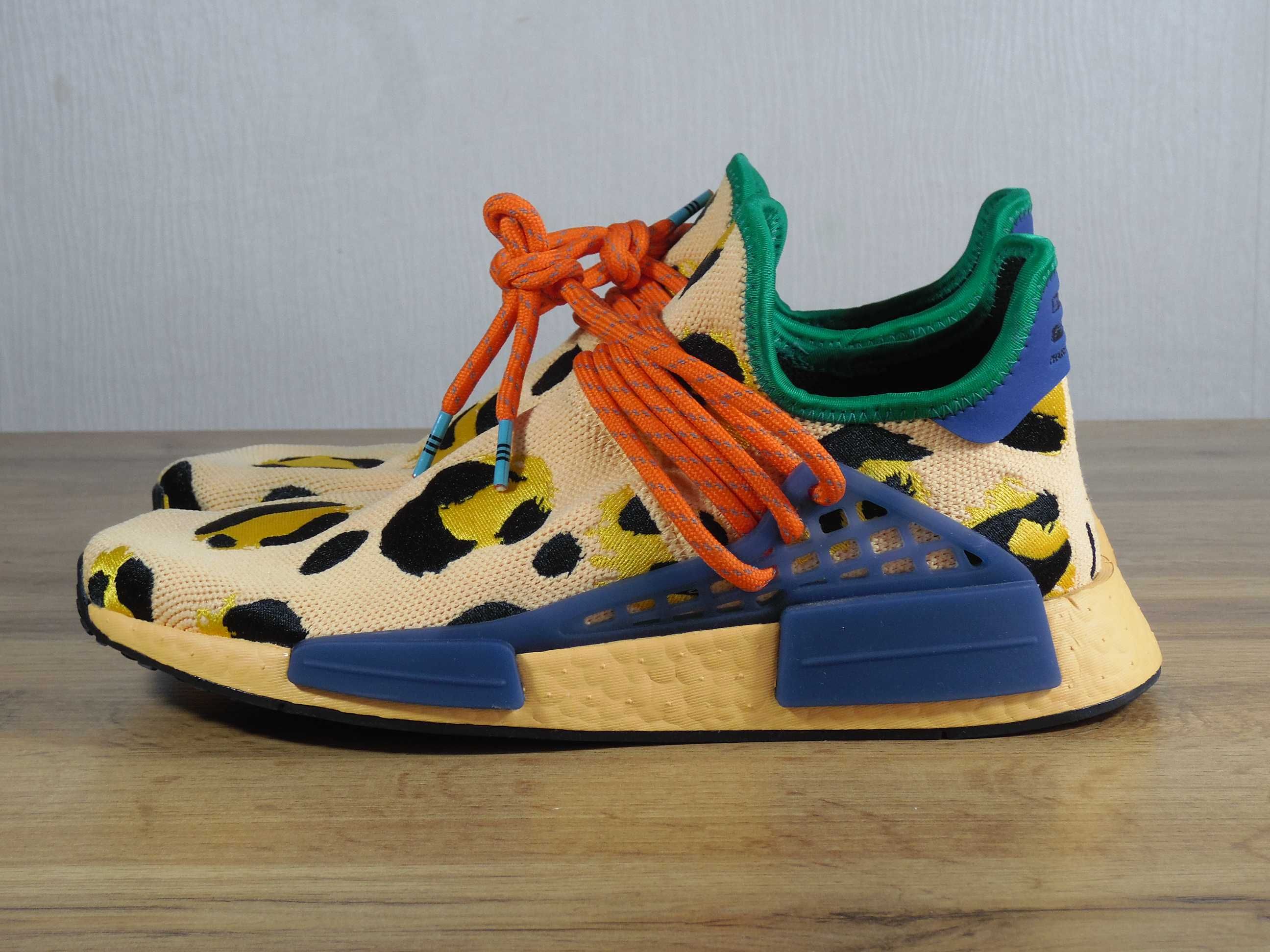 Нови! Pharrell x Аdidas "Animal Print Amber" - 40,5 номер Оригинални!