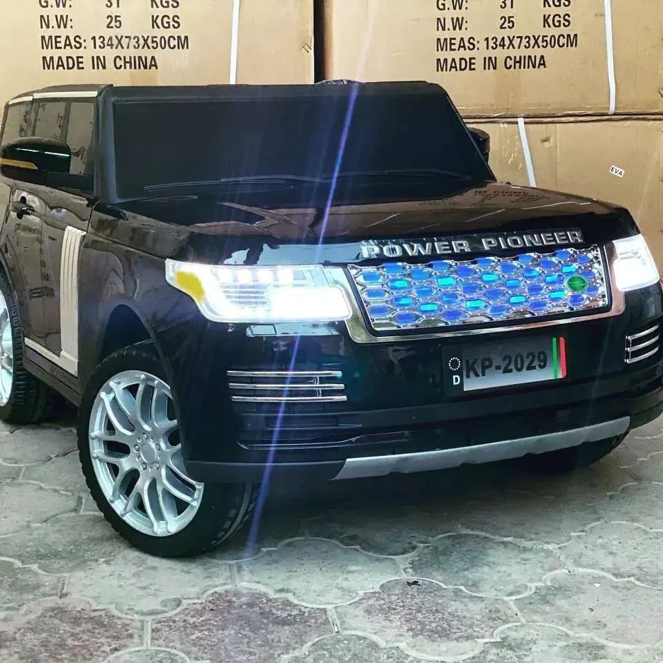Большая и двухместная детская машина Range Rover электромобиль детский