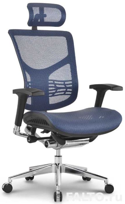 Кресло эргономичное синяя сетка Expert Star