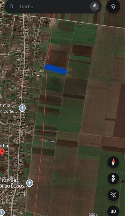 Teren la mare la Corbu, Constanta. 15 min de Mamaia Nord.