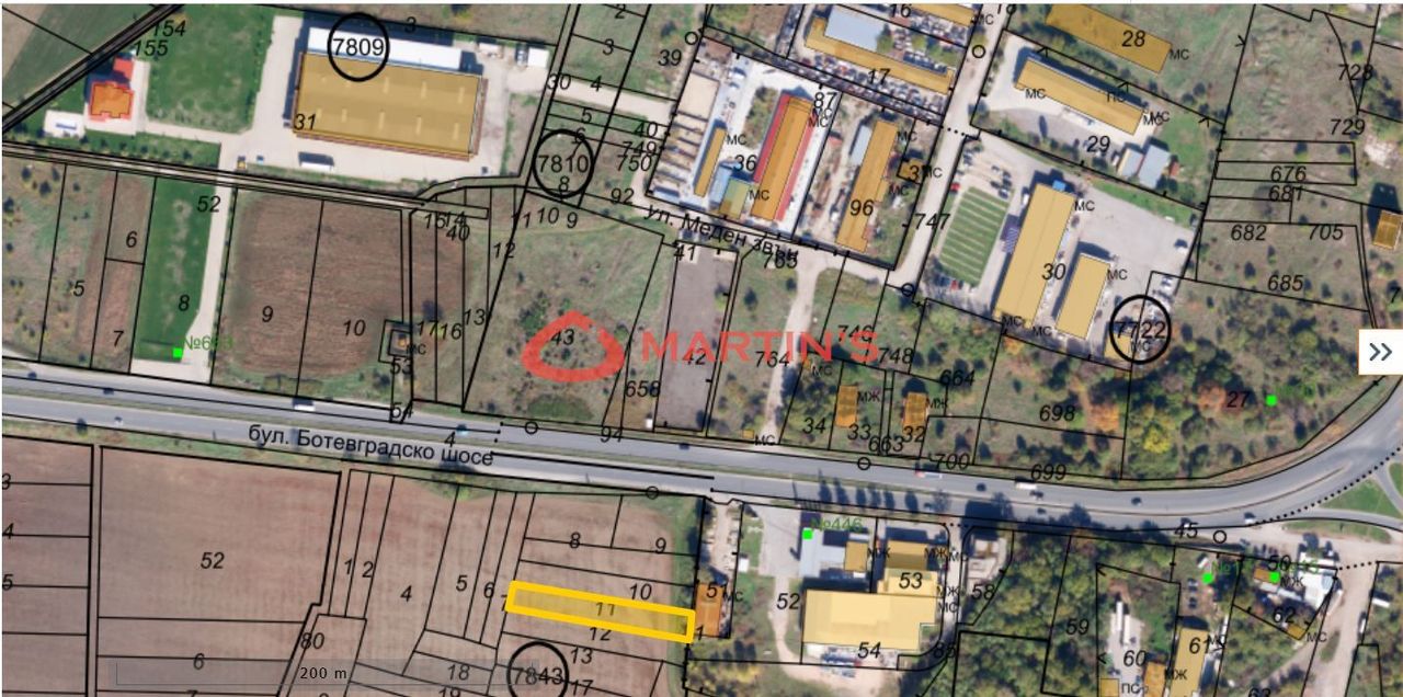 Продава се Парцел в с. Горни Богров, Област София-град - 1073 кв.м за 70 €/кв.м - Снимка #6