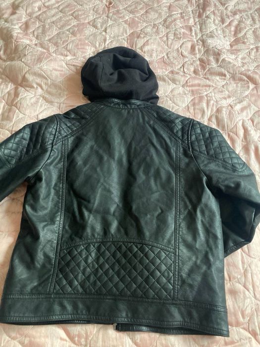 Женская кожаная куртка ZARA
