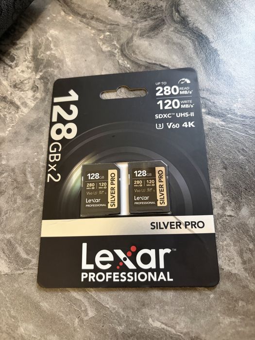 Card de memorie lexar 128gb x2 256gb pro sigilat