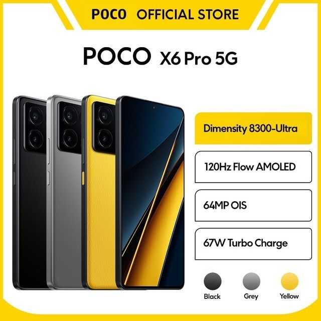 Poco X6 pro 16/512 gb black