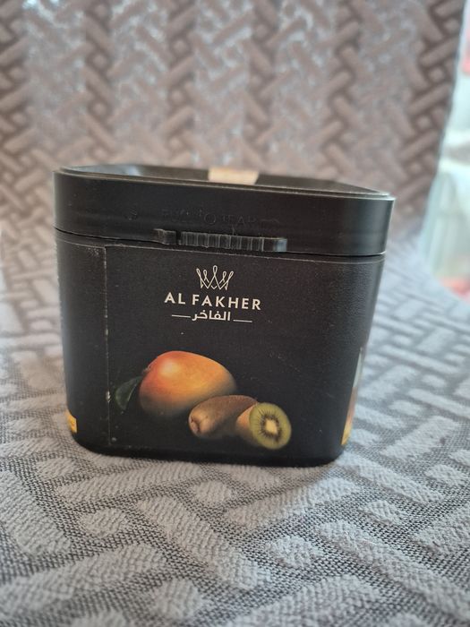 Aroma narghilea Alfakher original, Egipt 250 g, 2025.
Mar
Kiwi-mango
G
