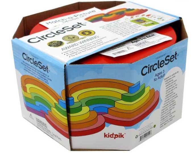 Монтесори дървени кръгове с карти Circle Set KidPik Montessori