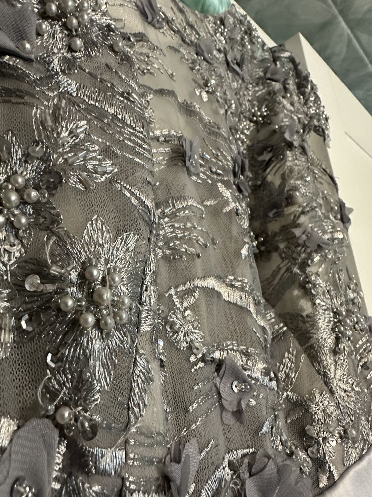 Rochie evenimente, dantelă 3D
