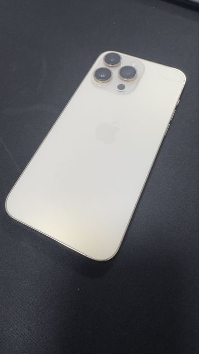 Iphone 14 pro max 512 gb auriu 9/10 spate crapat putin