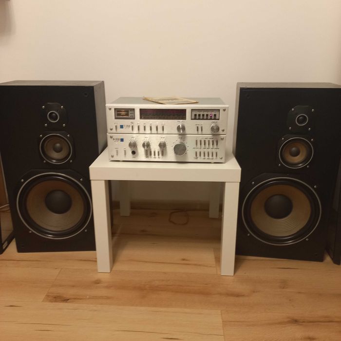 Boxe Meloman+Electronica IEI A350-T350+Pioneer A550r nu Akai Technics