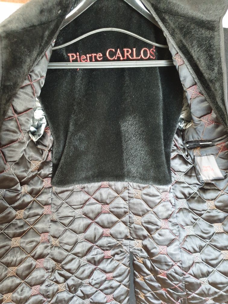Фирменное пальто мужское демосезонное "Pierre Carlos"