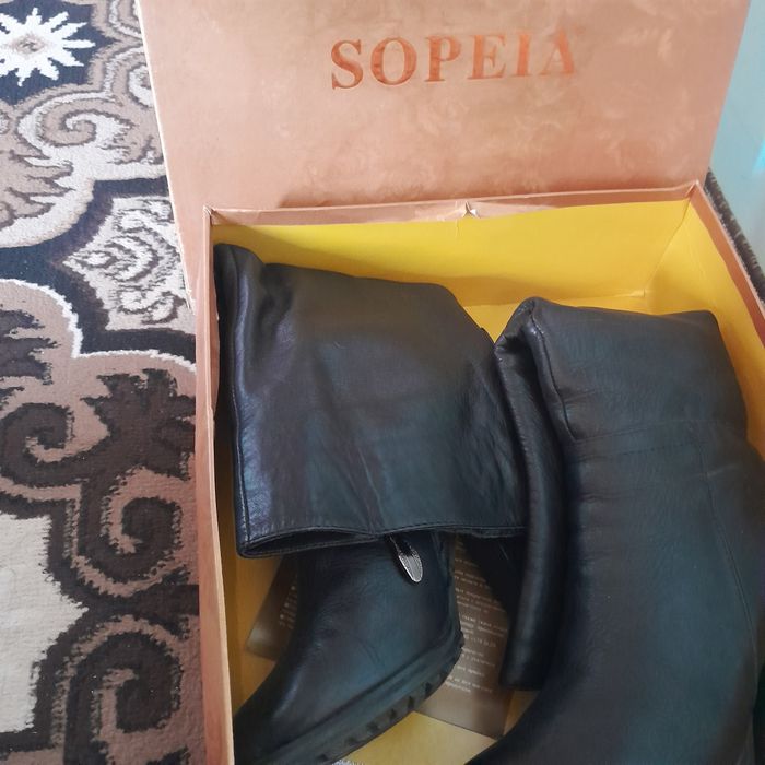 Продам сапоги.мех.цвет черный