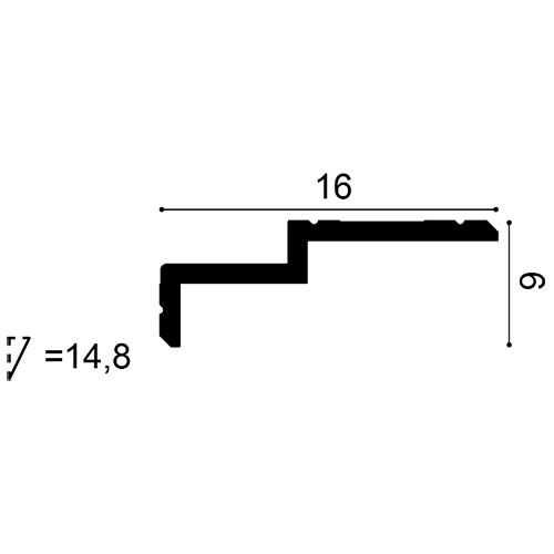 Cornisa banda LED mascare sina perdea draperie MODEL MG24