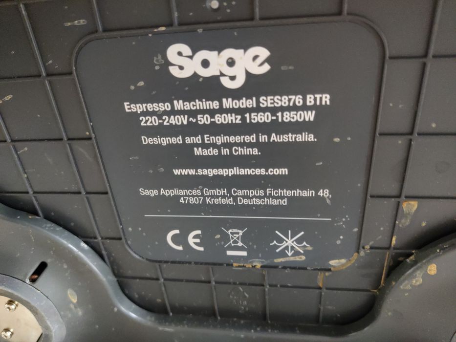 Aparat cafeamodel sage,ses876btr