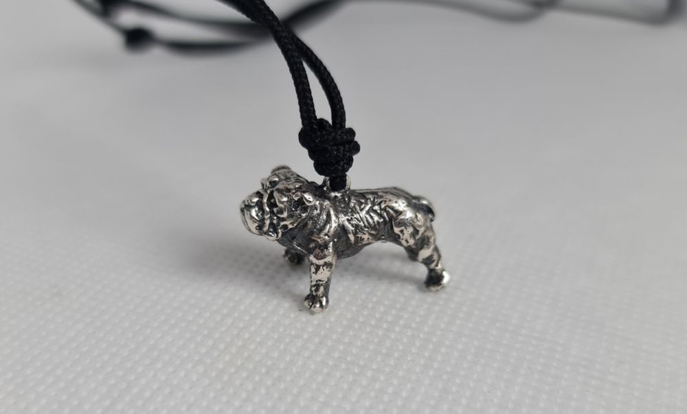 Pandant din argint nasic cu dulldog