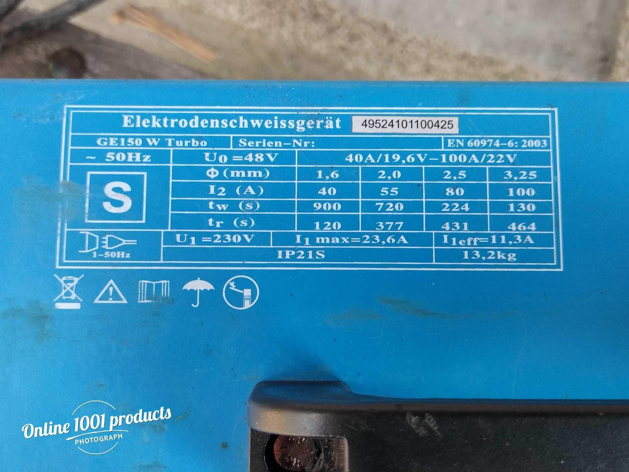 Електрожен Elektro-Schweißgerät.