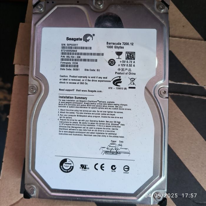 Pentium g4400 + дъно +4gb ram+1tb Hdd+захранване