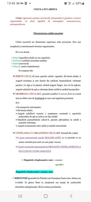 Meditații BAC Biologie