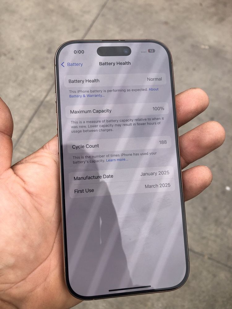 iPhone 16 Pro 128GB 100% батерия