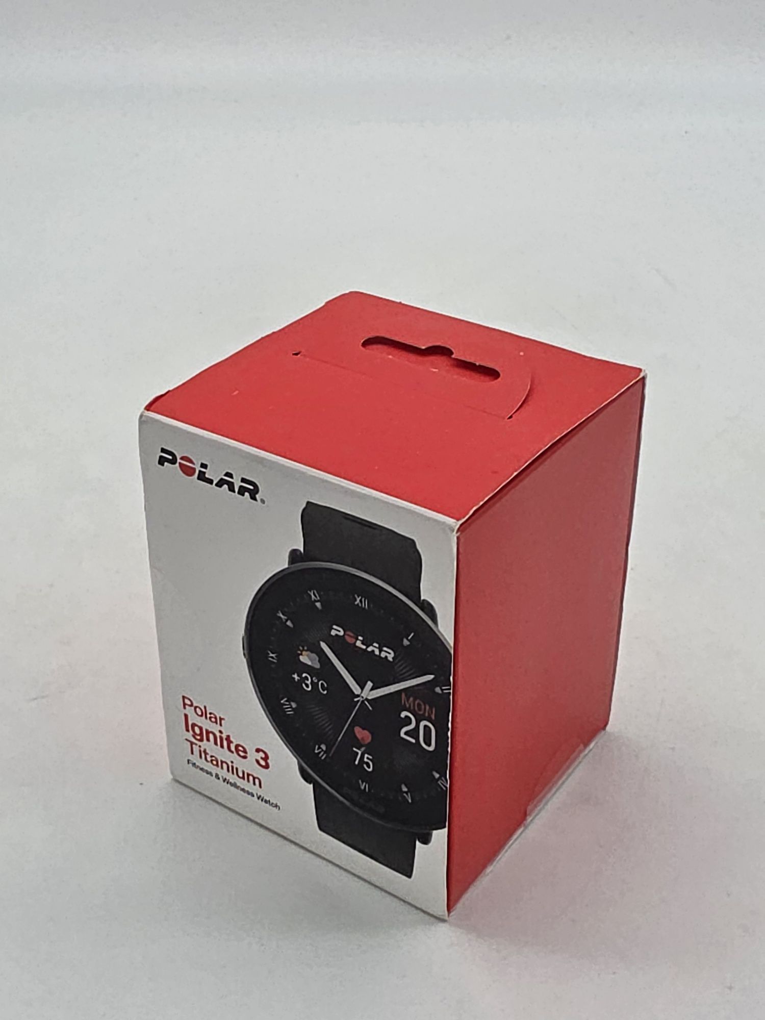 Ceas smartwatch Polar Ignite 3 Titanium, S-L Black, sigilat