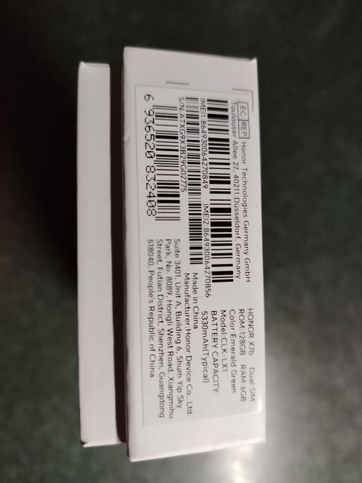 Продавам Honor X7b, 5330 mAh. батерия, 108+5 MP камера, 2 г. гаранция