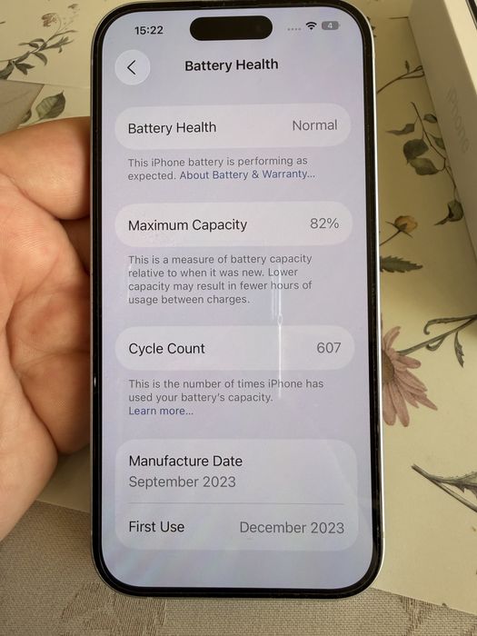 iPhone 15 256GB Blue