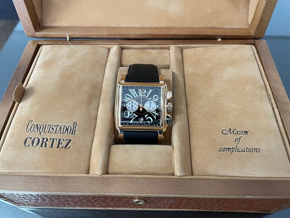 Часовник Franck Muller -conquistador Cortez ,rose gold