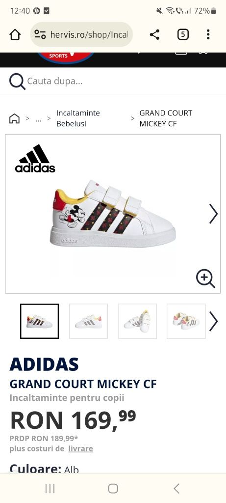 Adidasi bebelusi Adidas Michey