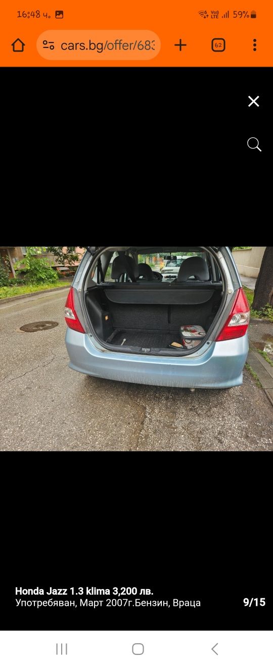Honda jazz 1,3 klima