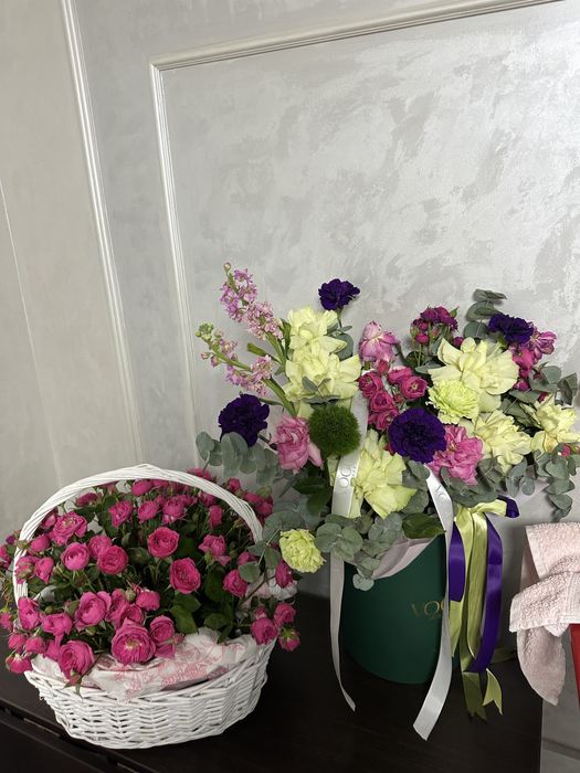 Свежие цветы от 5000тг