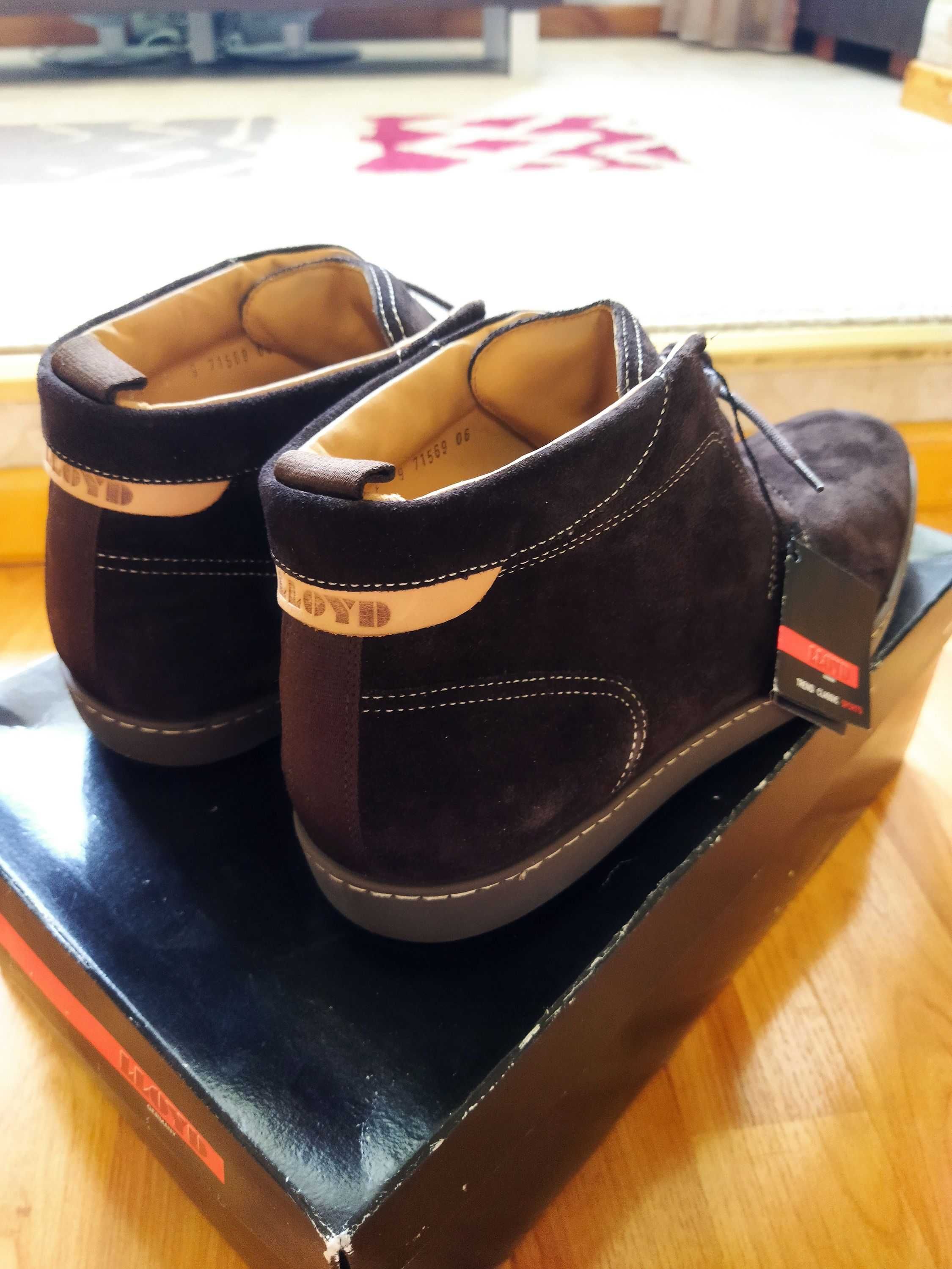 Ботинки LLoyd (Германия) мужские,осенние,замша,оригинал,новые,р-р 43