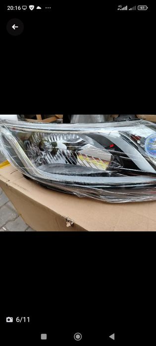 Кия рио фара передняя