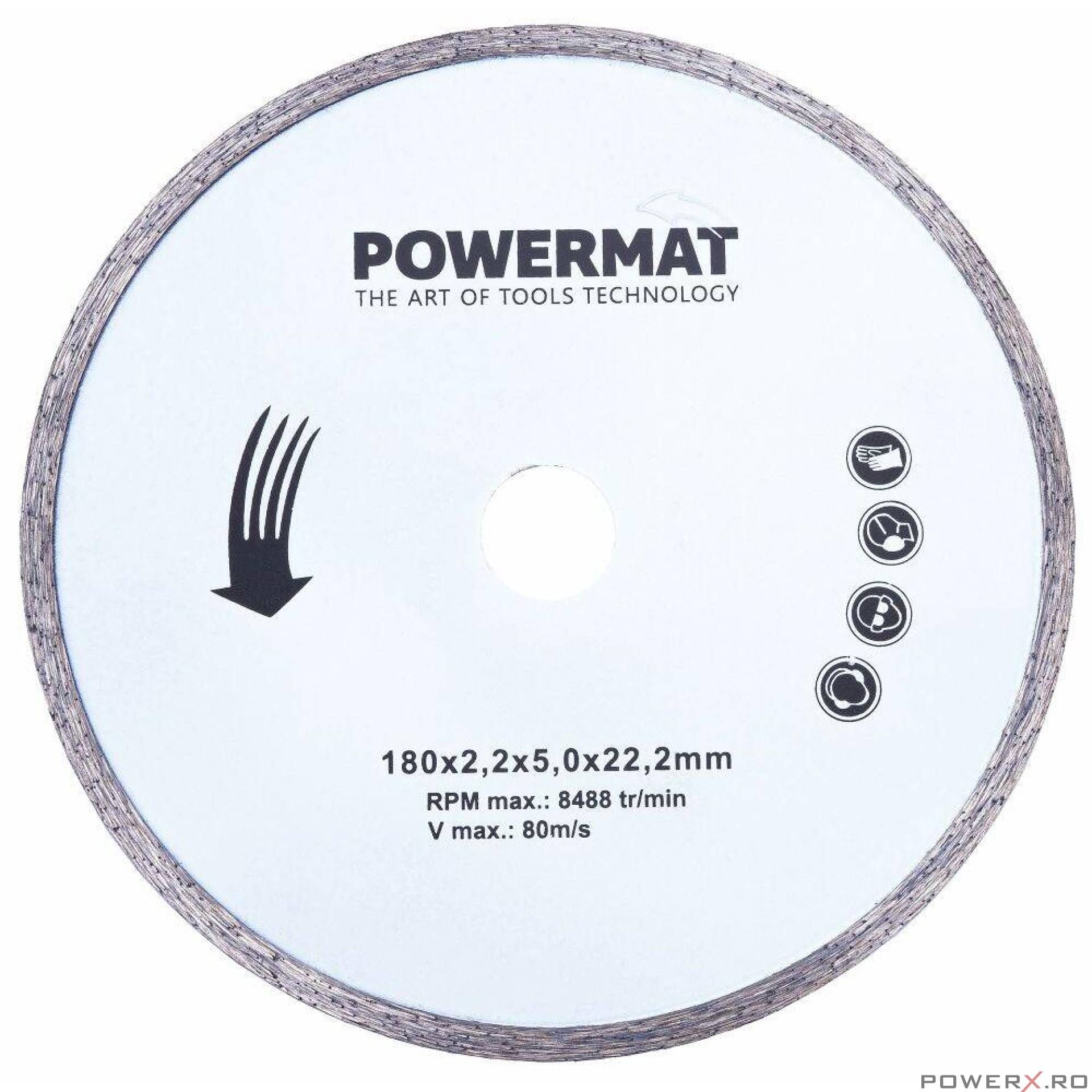 Masina electrica pentru taiat gresie 1800 W, Powermat