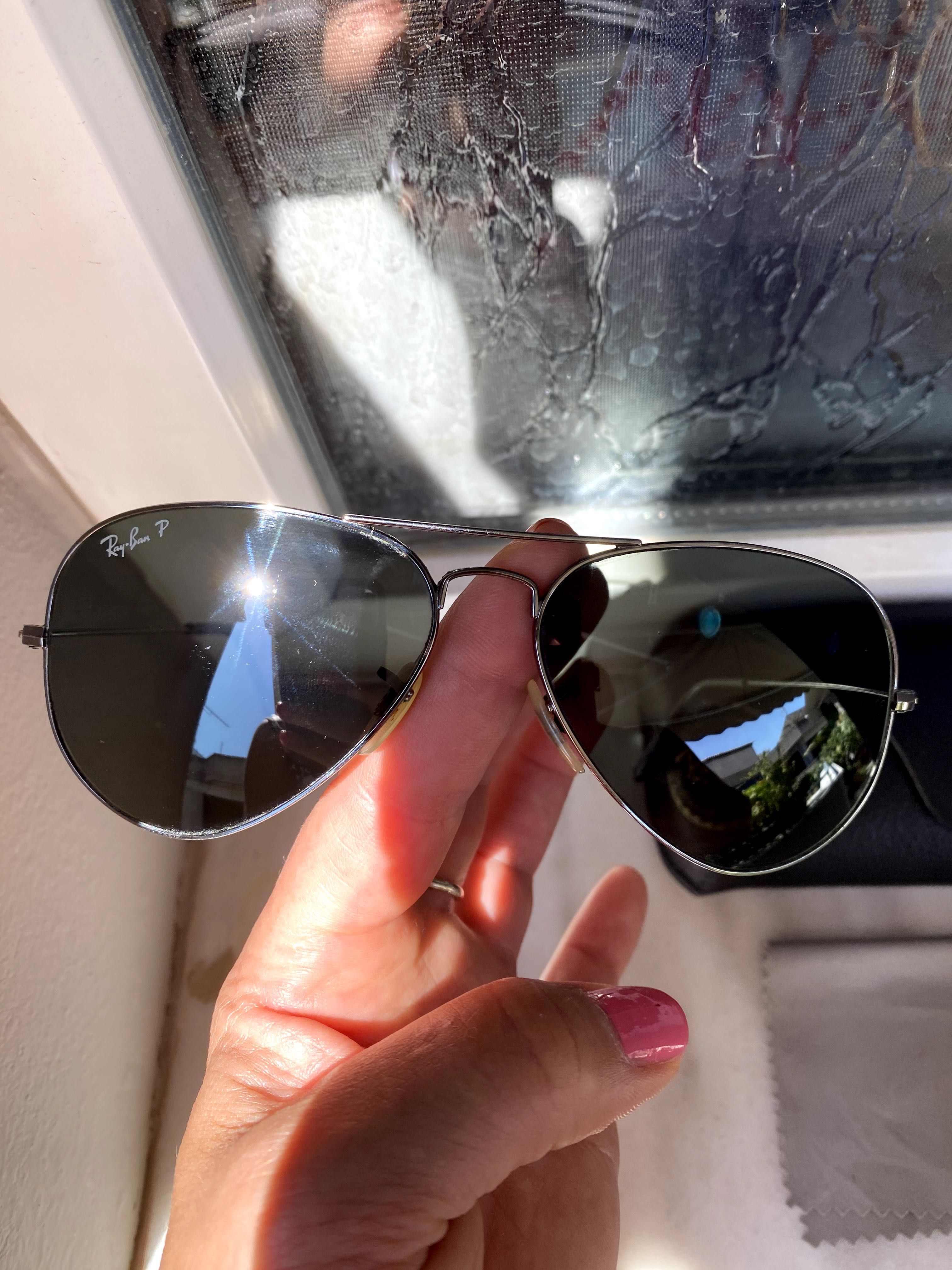 Слънчеви очила Ray-Ban Aviator Metal II поляризирани.