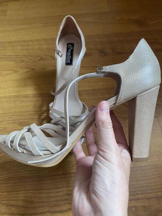 Sandale piele naturala, marimea 40