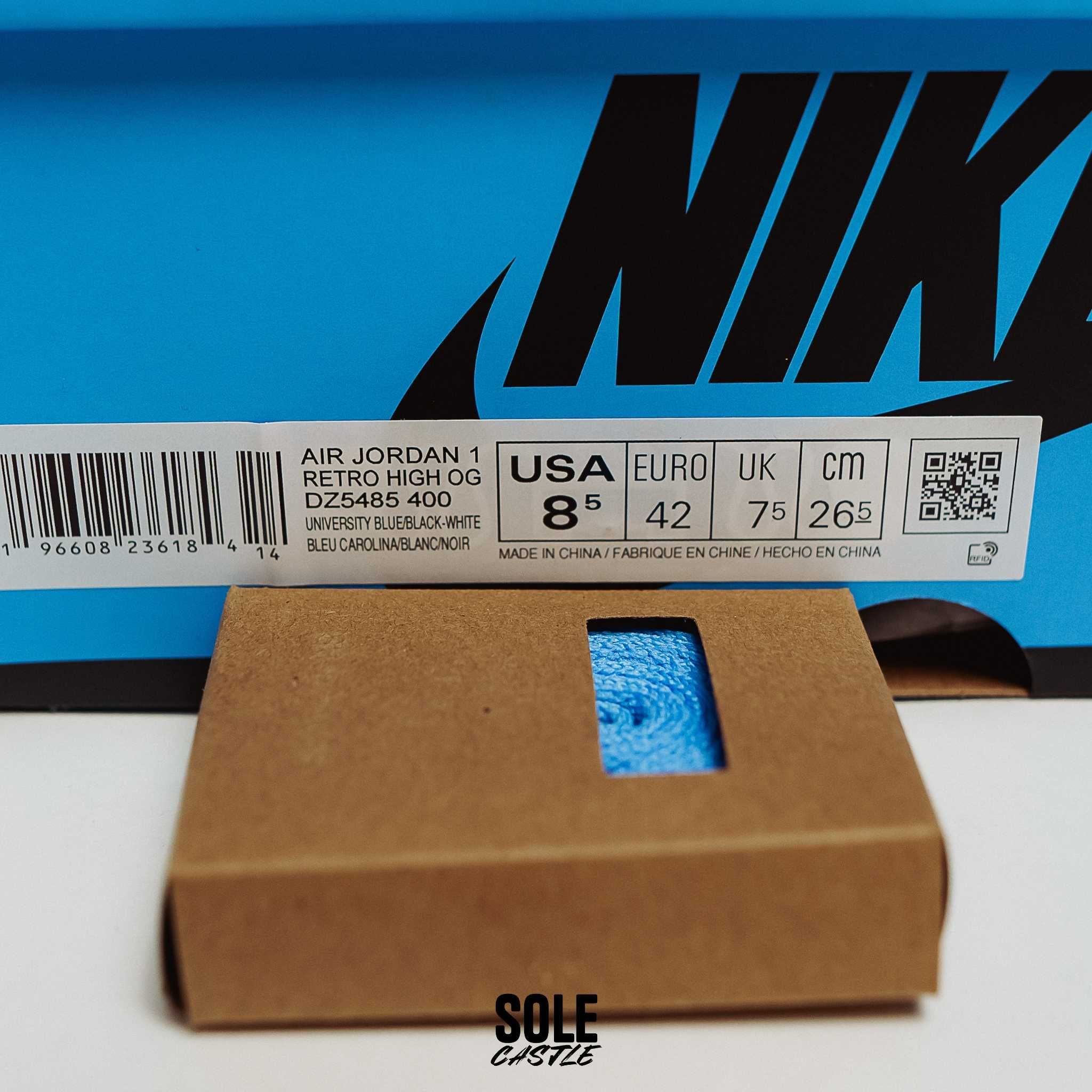 Nike Air Jordan 1 High OG "UNC Toe" (nu yeezy, jordan puma)