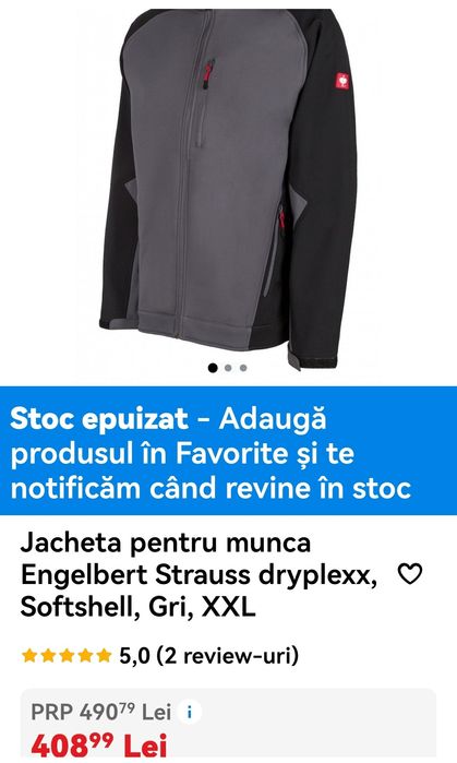 Engelbert Strauss jacheta dryplexx softshell