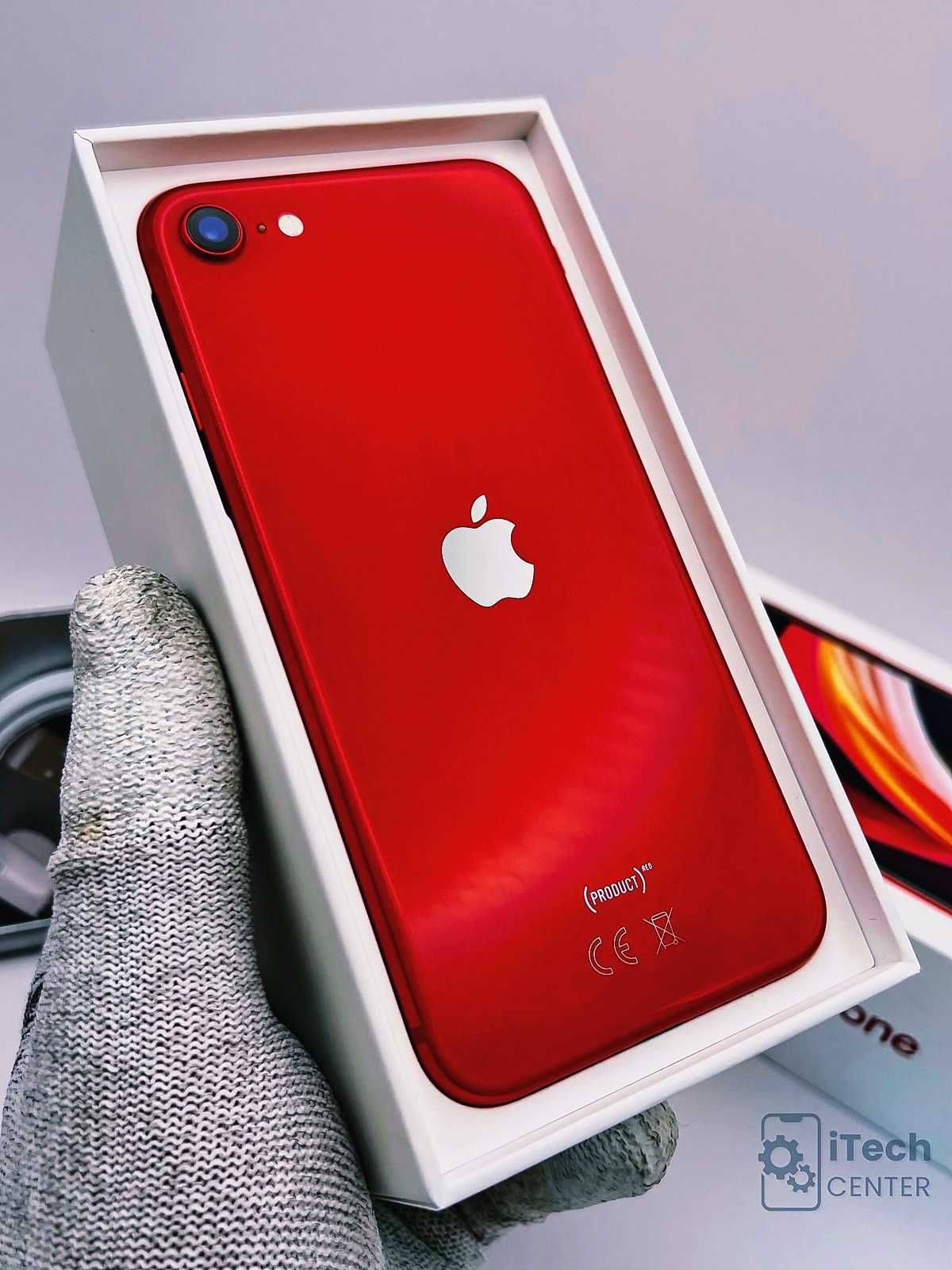 iPhone SE 2020, 128GB, RED, 100% батерия, КАТО НОВ, 1г. ГАРАНЦИЯ!